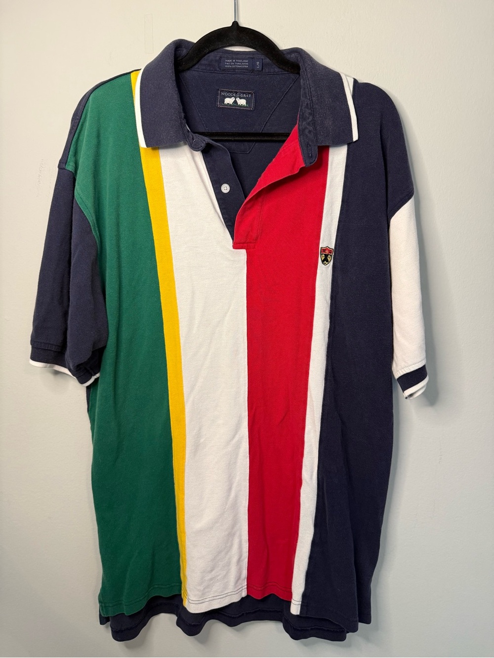 Color block Rugby Striped Polo Shirt - Classic Old Money Style